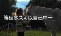 编程多久可以自己单干_(学编程多久可以自己写程序) 