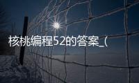 核桃编程52的答案_(核桃编程挑战5怎么做) 