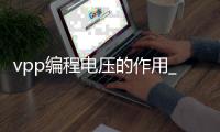 vpp编程电压的作用_(编程电压vpp的工作原理) 